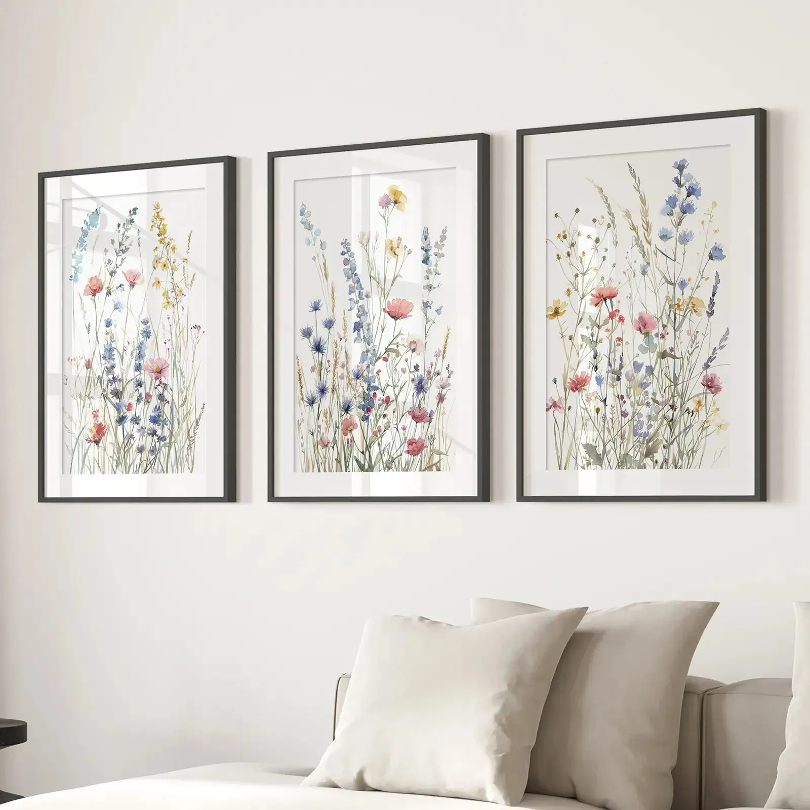 Wildflower Colorful Trendy Wall Art Poster Decor