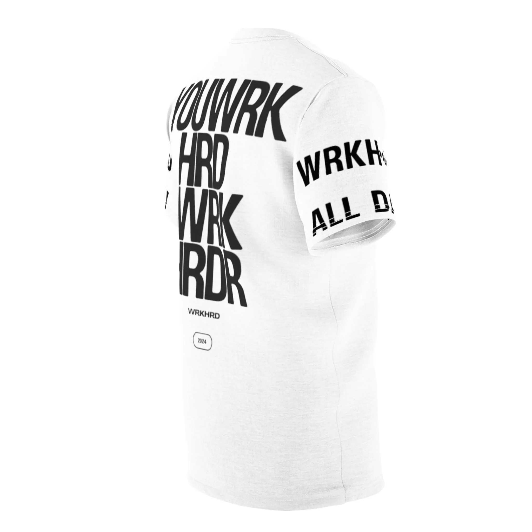 WRKHRD Unisex cut & sew tee