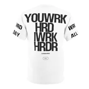 WRKHRD Unisex cut & sew tee