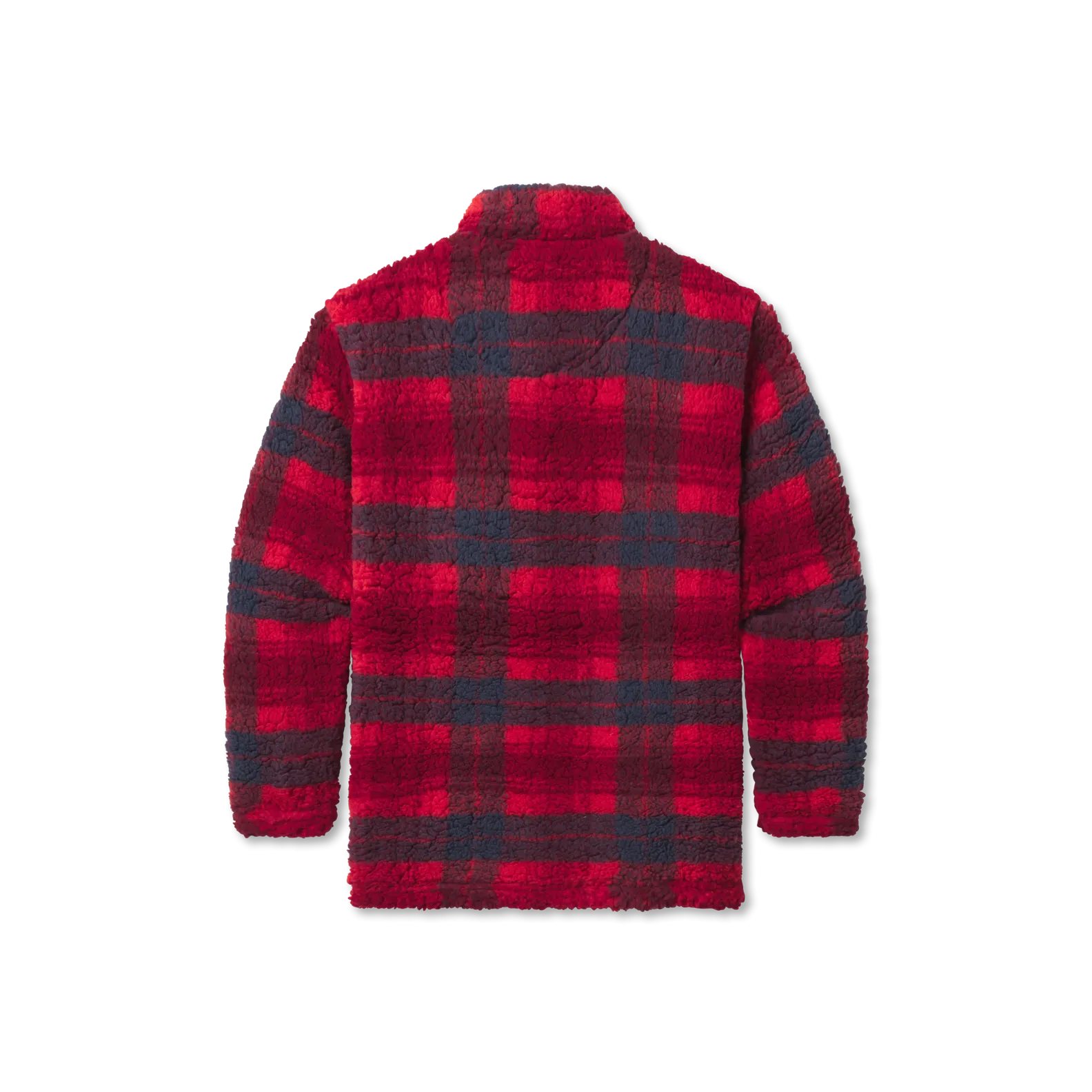 Youth Andover Plaid Sherpa Pullover